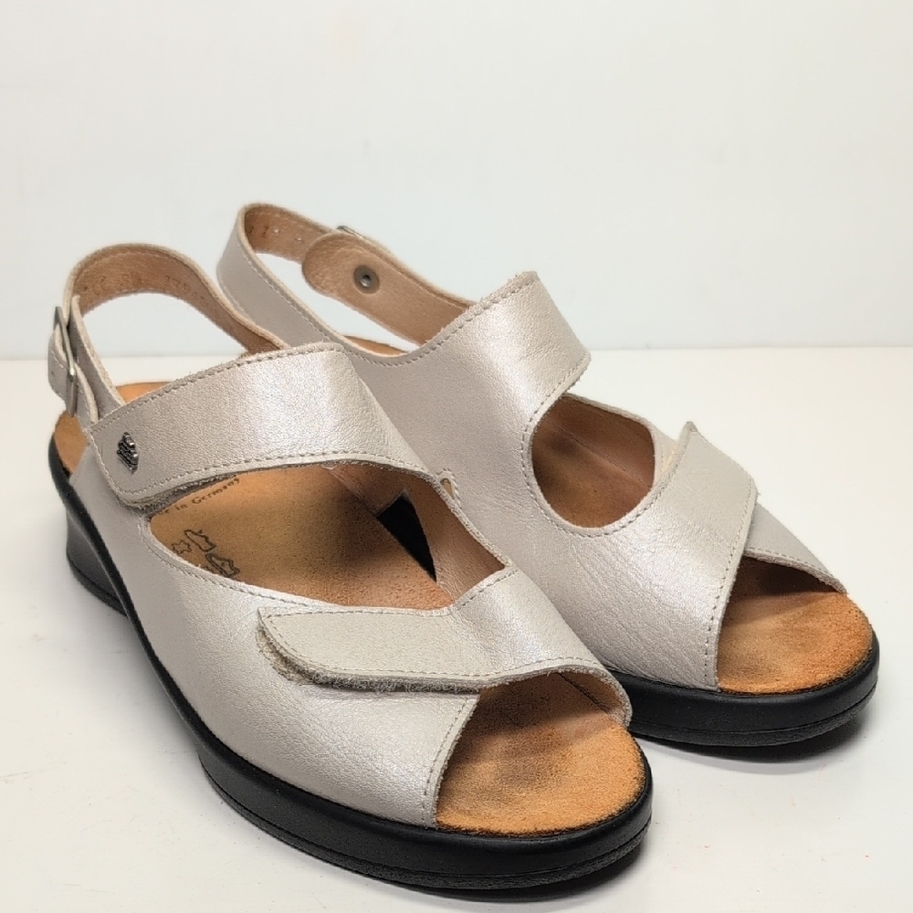Finn Comfort Djerba Perla wedge sandal womans sz US 6(A) German sz 3.5A
